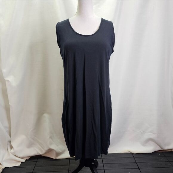 Athleta Black Rafina Racerback Cut Out Athletic Dress Size XL - Picture 2 of 9